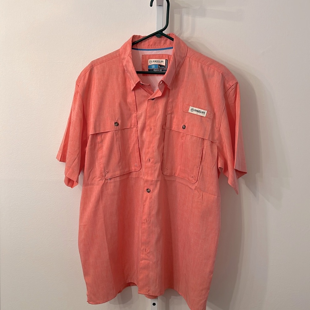Magellan short sleeve fishing shirt